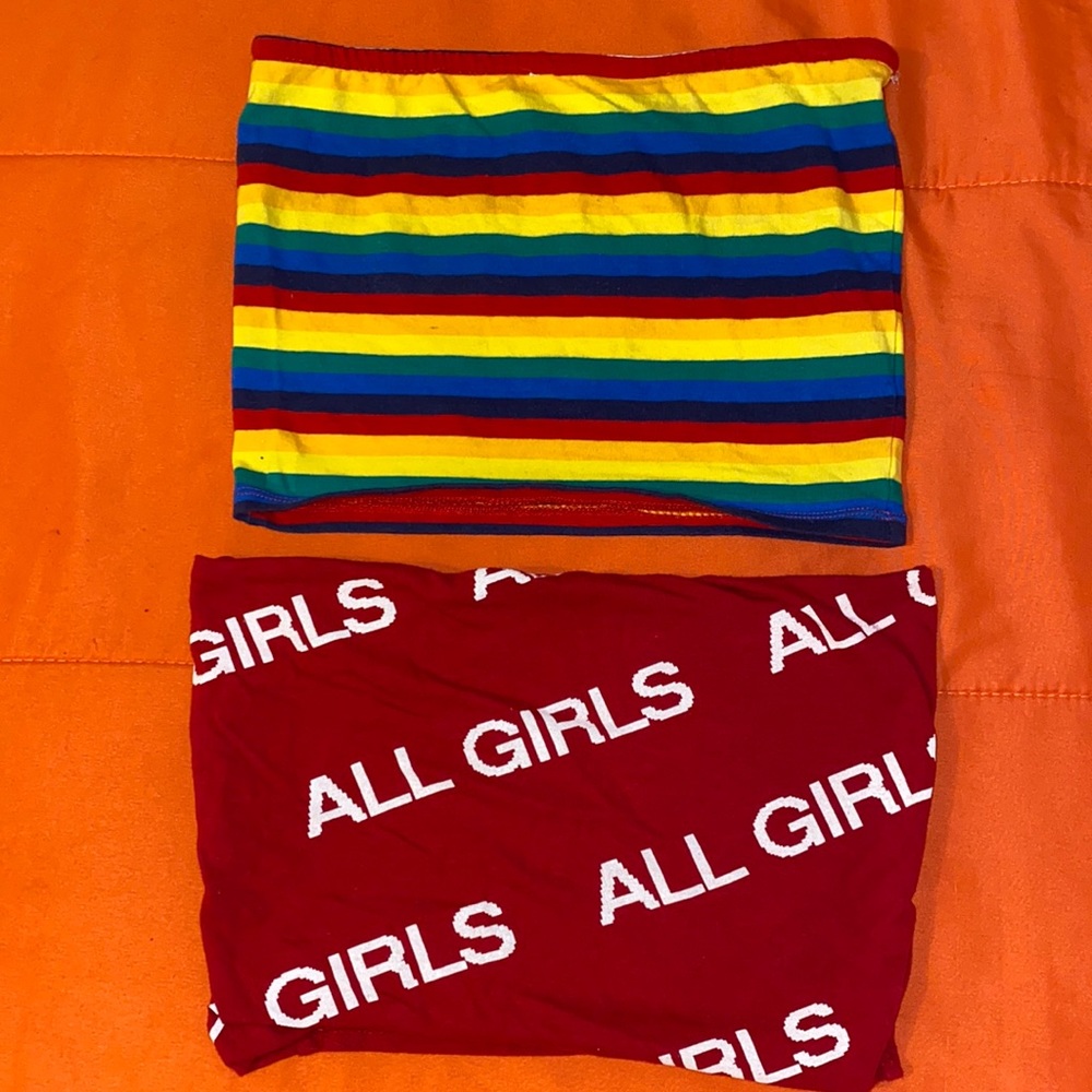 2 Bandeaus Rainbow/All Girls